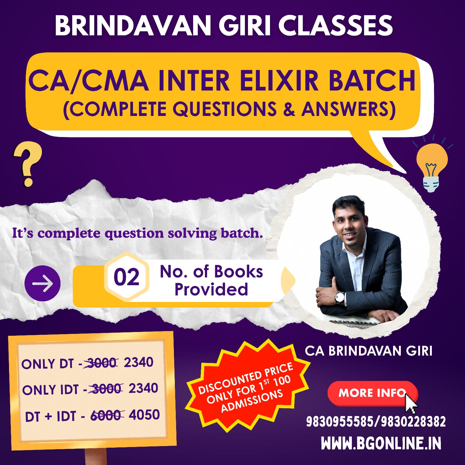 best CA Tax classes, Best CMA Tax Classes